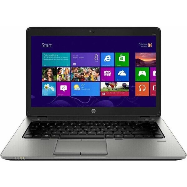 Laptop Refurbished EliteBook 840 G2 Intel Core i5-5200U 2.20GHz up to 2.70GHz 8GB DDR3 256GB SSD HD+ 14Inch