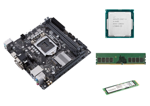Kit Placa de Baza Second Hand Asus PRIME H310I-PLUS R2.0 + Procesor Intel Core i5-8400 2.80GHz