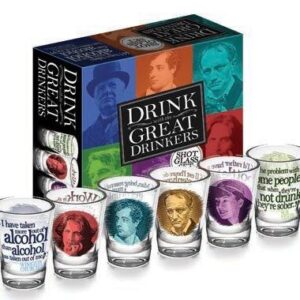 Great Drinkers Shot Glasses | The Unemployed Philosophers Guild