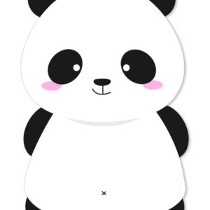 Placuta magnetica in forma de panda cu marker | Legami