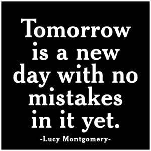 Magnet - Tomorrow Is A New Day | Quotable Cards
