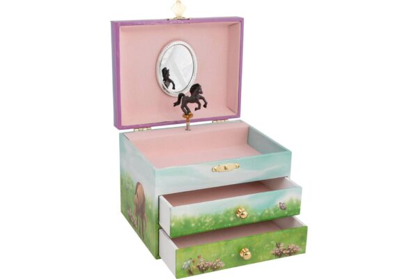 Cutie muzicala cu doua sertare - Cai | Goki