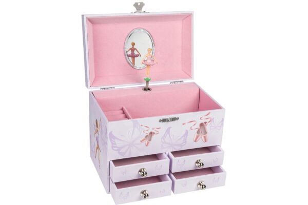 Cutie muzicala cu 3 sertare - Balerina | Goki