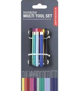 Unealta multifunctionala - Multi Tool Set - Rainbow | Kikkerland