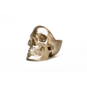 Suport decorativ - Skull Tidy Gold | Suck Uk