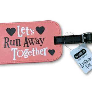 Eticheta pentru bagaj - Let's Run Away Together | The Bright Side