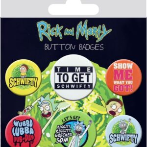 Insigna - Rick and Morty Quotes - mai multe modele | GB Eye