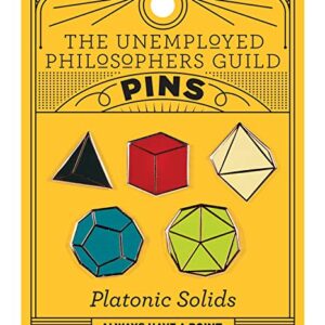 Set 5 insigne - Platonic Solids | The Unemployed Philosophers Guild
