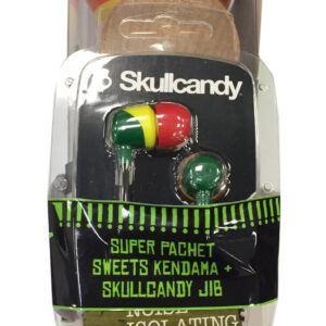 Pachet casti Skullcandy Jib Rasta + Kendama | H2O