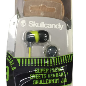Pachet casti Skullcandy Jib Gray Hot Lime + Kendama | H2O