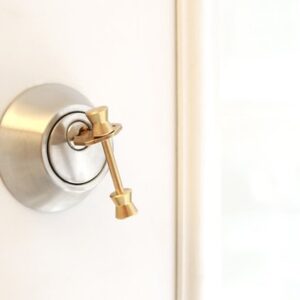 Breloc - Short Cone Brass Key Holder | Kikkerland