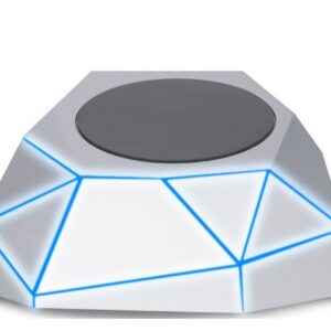 Incarcator wireless - Geo Dock (Argintiu-Albastru) | Xoopar
