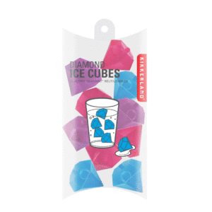 Cuburi pentru gheata reutilizabile - Diamant - set de 10 | Kikkerland