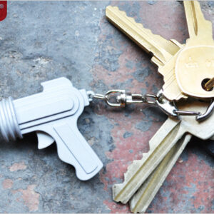 Breloc Pistol Spatial LED | Kikkerland