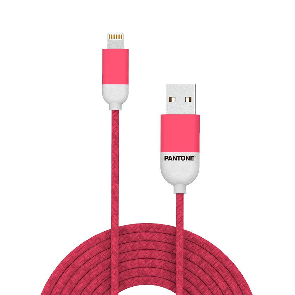 Cablu Lightning USB - Pantone - Pink | Balvi Cablu Lightning USB - Pantone - Pink | Balvi