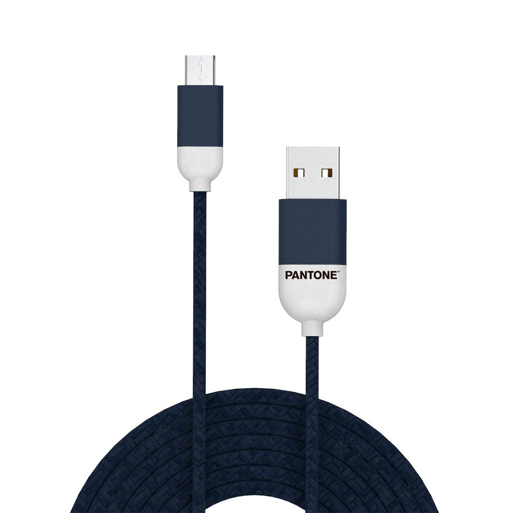 Cablu Micro USB - Pantone - Navy Blue | Balvi Cablu Micro USB - Pantone - Navy Blue | Balvi