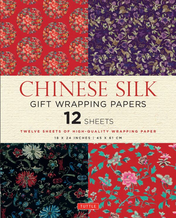 Chinese Silk Gift Wrapping Papers |