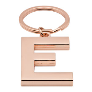 Breloc - Lund Luxe Letter E – Rose Gold | Lund London