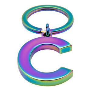 Breloc - Lund Luxe Letter C – Oil Slick | Lund London