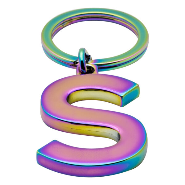 Breloc - Lund Luxe Letter S – Oil Slick | Lund London