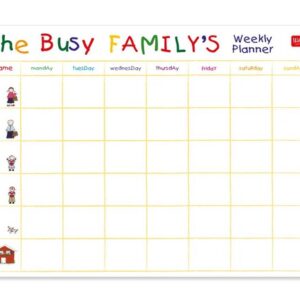 Tabla magnetica - Something To Remember - Busy Family | Legami