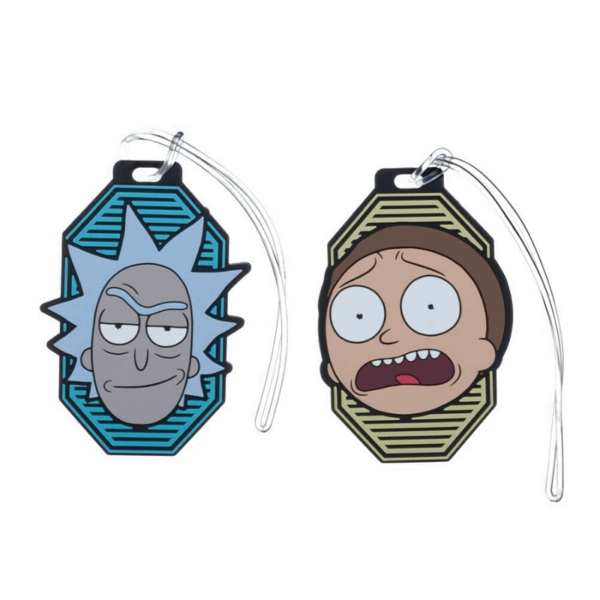 Set 2 Brelocuri pentru Bagaj - Rick and Morty | Bioworld