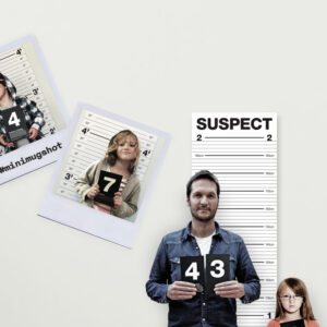 Mugshot height chart - poster pentru masurarea inaltimii  | Suck Uk
