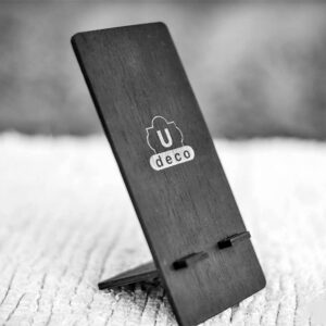 Suport din lemn pentru telefon | U-Deco