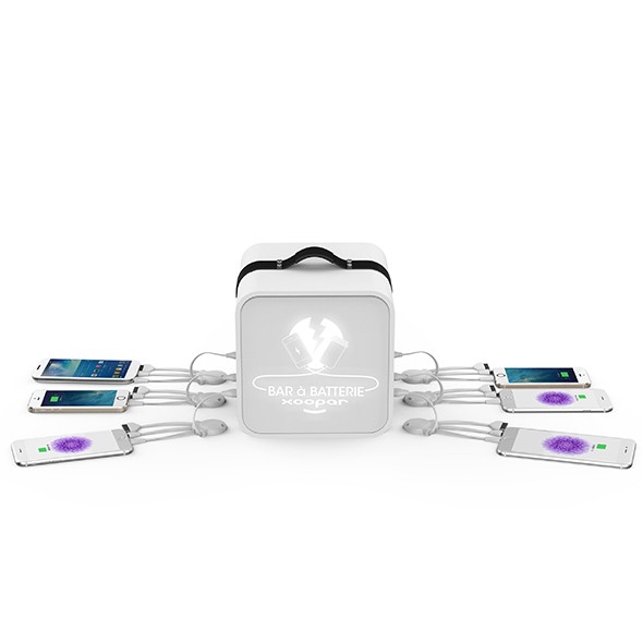 Incarcator portabil cu 12 porturi USB - Octopus White | Xoopar Incarcator portabil cu 12 porturi USB - Octopus White | Xoopar