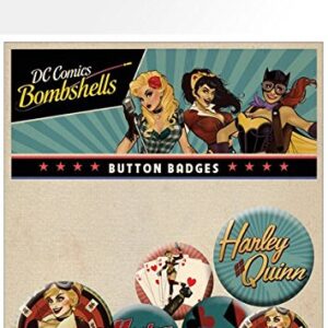 Insigne - Dc Comics Harley Quinn Bombshell - mai multe modele | GB Eye