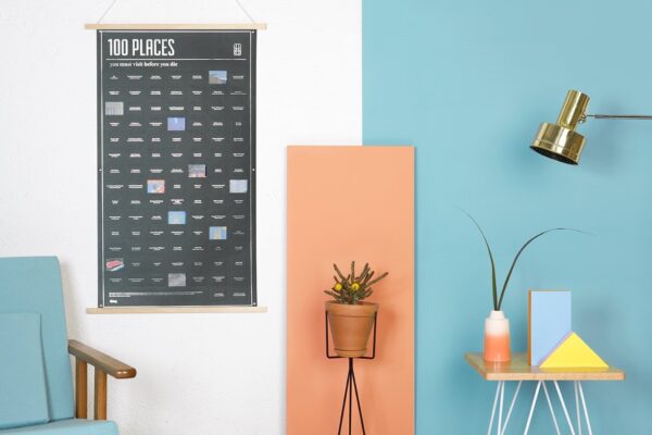 Poster - 100 places you must visit before you die English | Doiy
