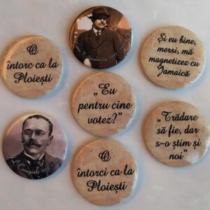 Insigna - Ploiesti Citate Personalitati - mai multe modele | Mioritic Media Consulting