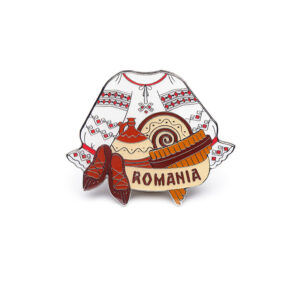 Magnet frigider - Romania - Obiecte traditional romanesti | Magnetella