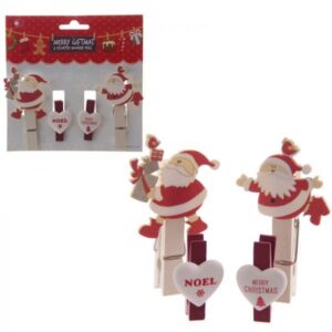 Set carlige - Santa and Heart Christmas | Puckator