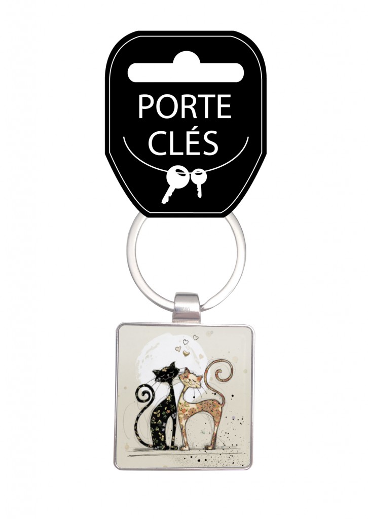 Breloc - Chat En Amour | Kiub Breloc - Chat En Amour | Kiub