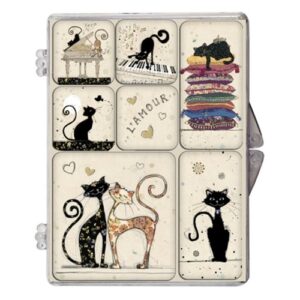 Set 7 magneti - L'amour Chats | Kiub