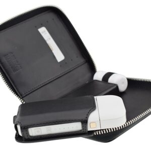 Husa din piele neagra pentru IQOS | German Couture