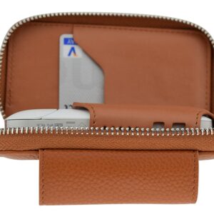 Husa din piele sintetica maro pentru IQOS | German Couture
