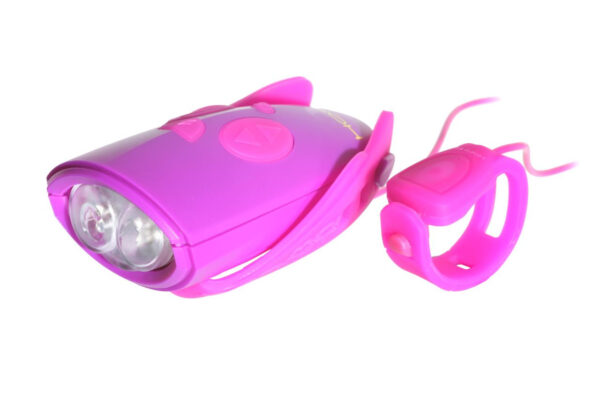 Claxon Mini Hornit cu lumina - Roz  | Hornit