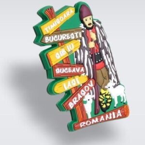 Magnet de frigider din cauciuc - Romania | Magnetella