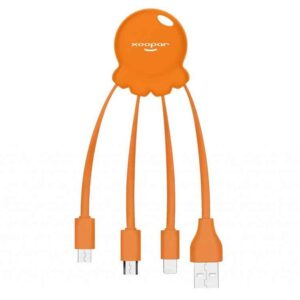 Adaptor - Octopus Power 2 All-in-one Adaptor - Orange | Xoopar