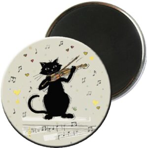 Magnet - Chat Musique Violon | Kiub