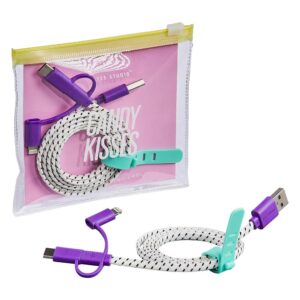 Cablu USB - Yes Studio 'Candy Kisses' Charge & Sync USB Cable | Wild & Wolf