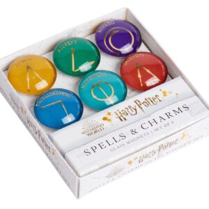 Set 6 magneti - Harry Potter: Spells and Charms Glass Magnet Set | Insight Editions