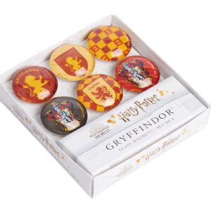 Set 6 magneti - Harry Potter: Gryffindor Glass Magnet Set | Insight Editions