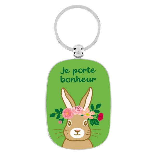 Breloc - Opat - Lapin porte bonheur | Derriere la porte