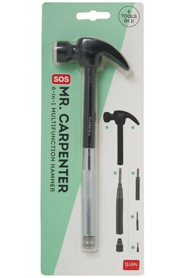 Ciocan multifunctional 6 in 1 - Mr. Carpenter  | Legami