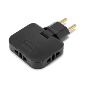 Adaptor Triplu Stecher Pentru Priza Techstar® TS-A3 Cu Rotire 180°