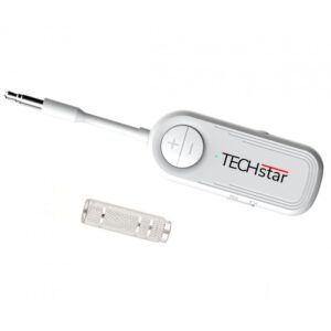 Adaptor Wireless 2 in 1 Receptor si Transmitator Audio TX/RX Techstar® M28 Alb