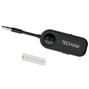 Adaptor Wireless 2 in 1 Receptor si Transmitator Audio TX/RX Techstar® M28 Negru